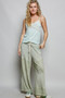 POL Floral Printed Lightweight Ribbed Knit Cami