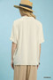 Umgee Floral Embroidered Sleeve Blouse
