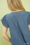 Umgee Cap Sleeve Denim Top