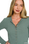 Zenana Double Knit Snap Button Shirts