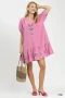 Umgee Embroidered Floral Babydoll Dress