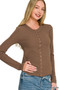 Zenana Double Knit Snap Button Shirts