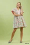 Umgee Mix Floral Tiered Mini Dress with Side Pockets