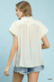Umgee Lace Button-Front Top