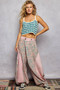 POL Cropped Crochet Cami with Scalloped Edge
