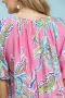 Umgee Boho Floral Print Mini Dress with Pockets