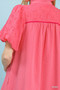Umgee Puff Sleeve Textured Babydoll Dress