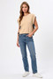 SO ME Lightweight Sweater Dolman Side Ribbon Tie Top