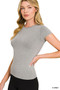 Zenana Seamless Crew Neck Tee