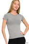 Zenana Seamless Crew Neck Tee