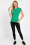 Zenana Seamless Crew Neck Tee