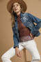 Umgee Nylon Lace Mesh Long Sleeve Top