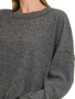 Zenana Full Size Brushed Ribbed Hacci Drop Shoulder Sweater Plus Size