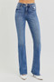 RISEN Full Size Tummy Control High Rise Straight Jeans Plus Size