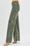 RISEN Full Size High Rise Wide Leg Corduroy Jeans Plus Size