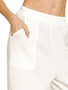 Zenana Double Gauze Elastic Band Pants