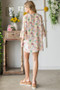 Heimish Full Size Multi Color Floral Open Cardigan Plus Size