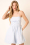 Mittoshop Ruched Detail Bubble Hem Mini Dress