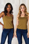 Basic Bae Full Size Round Neck Slim Cami Plus Size