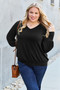Basic Bae Full Size V-Neck Lantern Sleeve Top