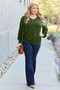 Basic Bae Full Size V-Neck Lantern Sleeve Top