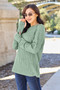 Basic Bae Full Size Ribbed Round Neck Long Sleeve Knit Top