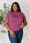 Basic Bae Full Size Round Neck Short Sleeve T-Shirt Plus Size