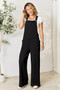Double Take Full Size Wide Strap Overall with Pockets