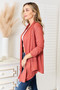 Culture Code Full Size Open Front Cardigan Plus Size