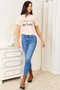 Simply Love Slogan Graphic Cuffed T-Shirt