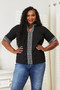 Double Take Embroidered Notched Neck Top