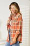 Mandy Plaid Dropped Shoulder Shirt