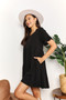 Mandy V-Neck Flounce Sleeve Tiered Dress