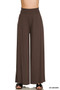 Zenana Smocked Waist Wide Leg Palazzo Pants