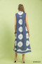 Umgee Sleeveless Geometric Midi Dress