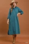 Umgee Collared Button Detail Relaxed Midi Dress