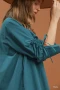 Umgee Collared Button Detail Relaxed Midi Dress