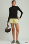 Umgee Long Sleeve Mock Neck Top
