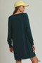 Umgee Side Crochet Zipper Detailed Dress