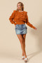 SO ME Bow Knot Pocket Denim Mini Skirt