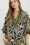 Umgee Abstract Print Midi Dress