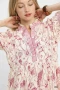 Umgee Floral Tiered Midi Dress with Ruffle Trim