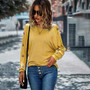 Knitting High Stretch Thermal Top Winter Fashion Casual T-Shirt