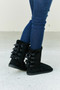 Forever Link Bow Detail Faux Suede Leather Snow Boots