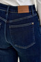 Judy Blue High-Waisted Wide-Leg Dark Wash Jeans