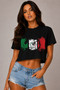 Short Sleeve Cotton Mexico Print Shirt 