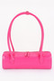 Vegan Leather Rectangular Shoulder Bag