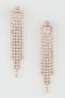 Cubic Zirconia Drop Earrings 