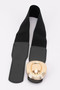 Oval Buckle Wide Waist Belt
