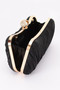 Pleated Polyester Party Clutch ​